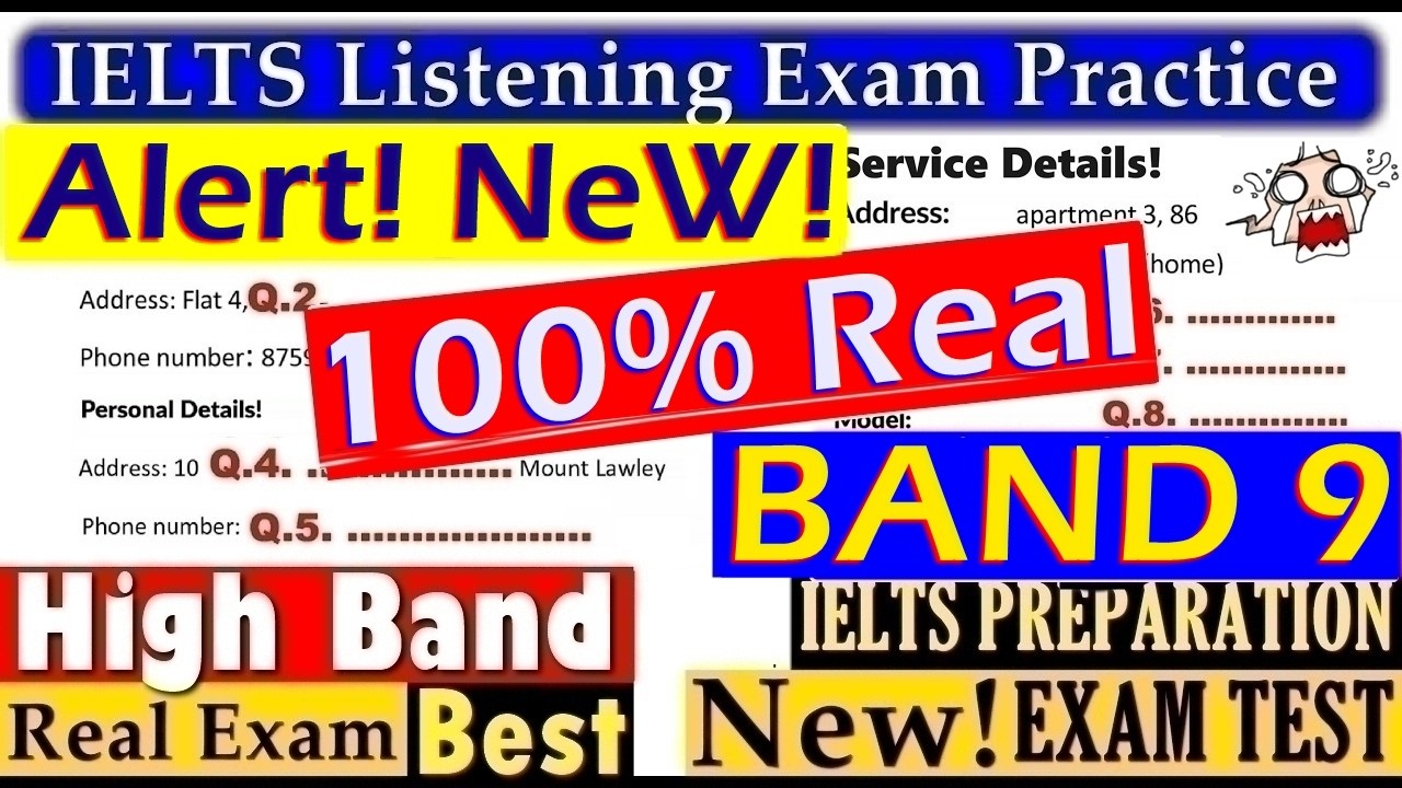 IELTS LISTENING PRACTICE TEST 2026 WITH ANSWERS | 20.10.2026