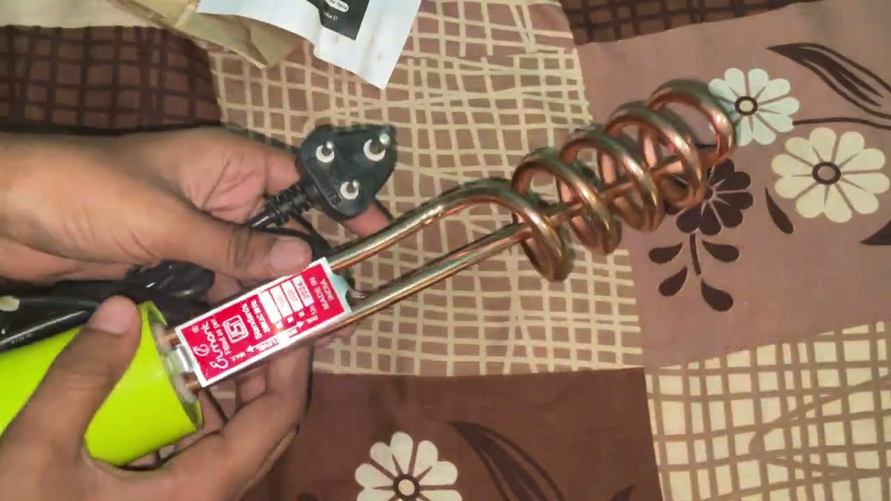 New Water heater rod