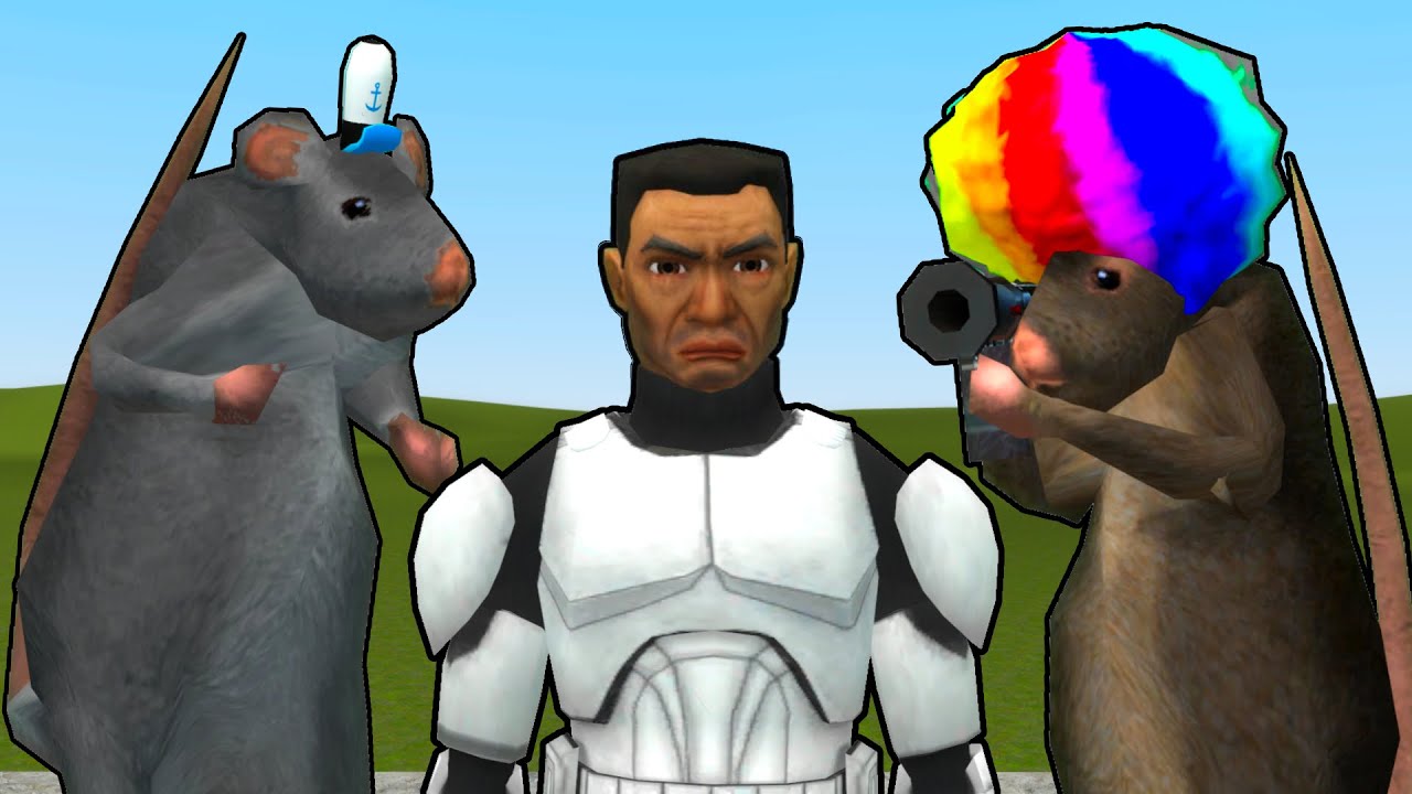 Rats Find OP Admin Weapons And Cause Chaos - Gmod Star Wars RP Admin Trolling