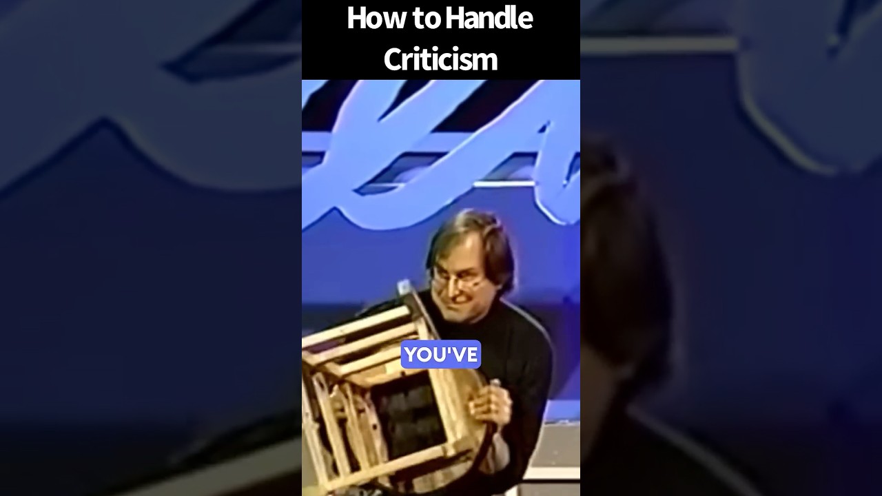 Steve Jobs Nails It - How to Professionally Handle Criticism #MasterCommunicating.com