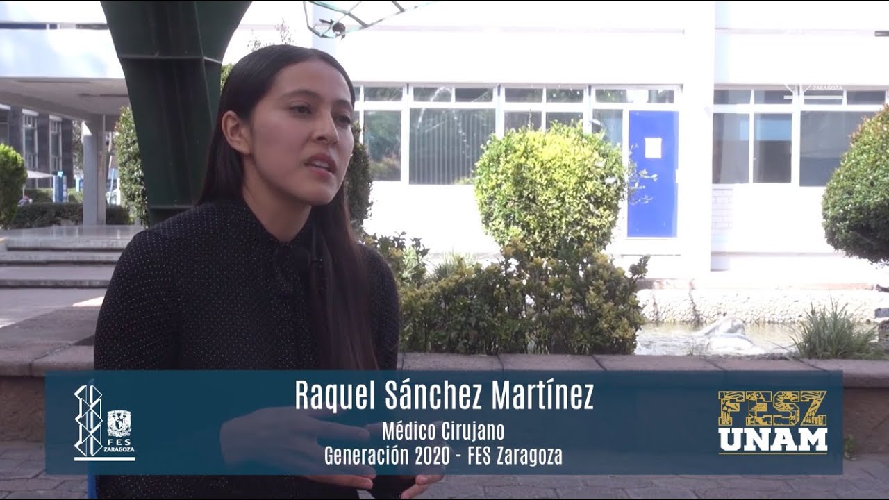 Raquel S&aacute;nchez Mart&iacute;nez, estudiante de la carrera de M&eacute;dico Cirujano, generaci&oacute;n 2020