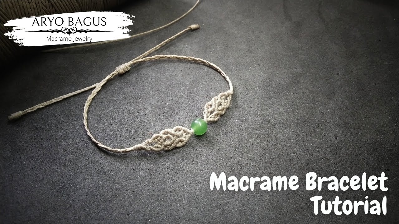 Macrame Bracelet Tutorial | Easy DIY Bracelet for Beginners #macramebracelets #diy 