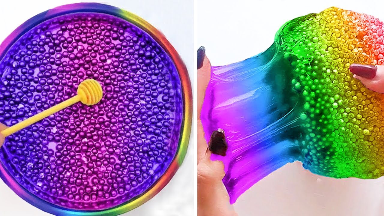 3 Hours Of Oddly Satisfying Slime ASMR - Relaxing Videos for Better Sleep 3490