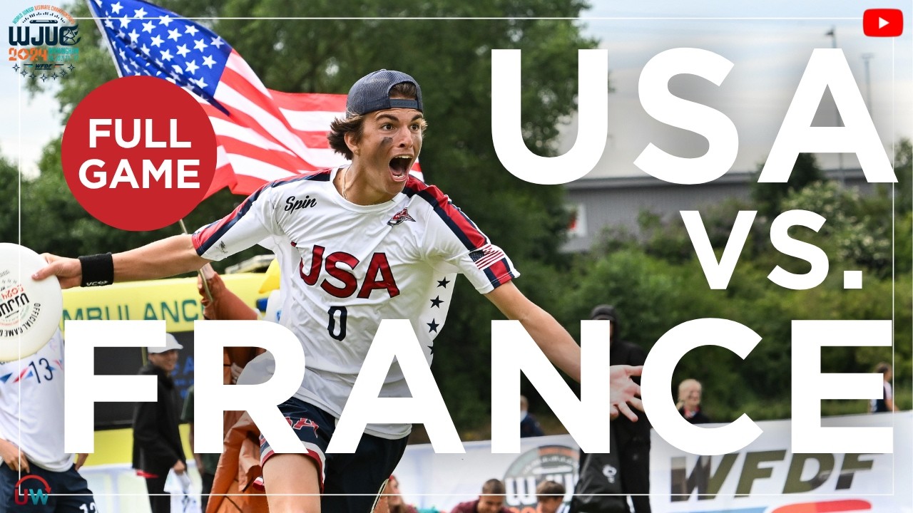 United States vs. France | Open Final | 2024 WFDF World Junior Ultimate Championships