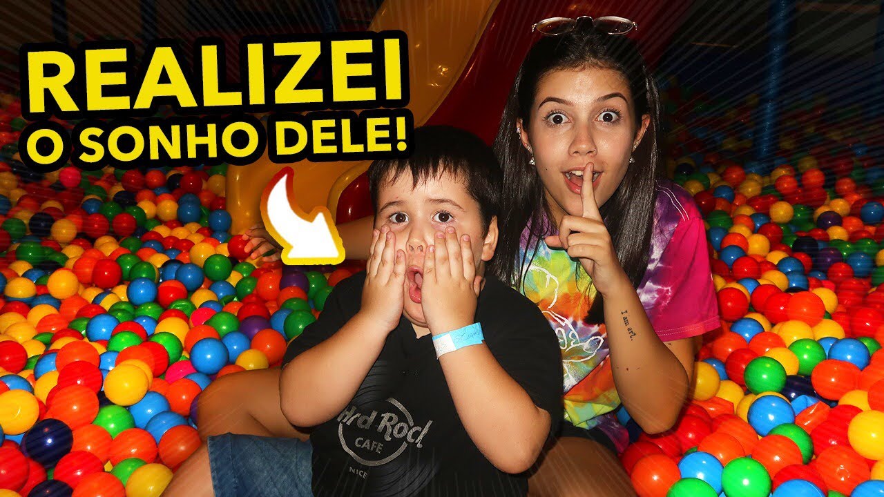 REALIZANDO O SONHO DO MEU IRMÃOZINHO!!!