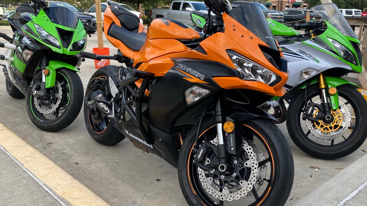 2020 zx6r stunted out!