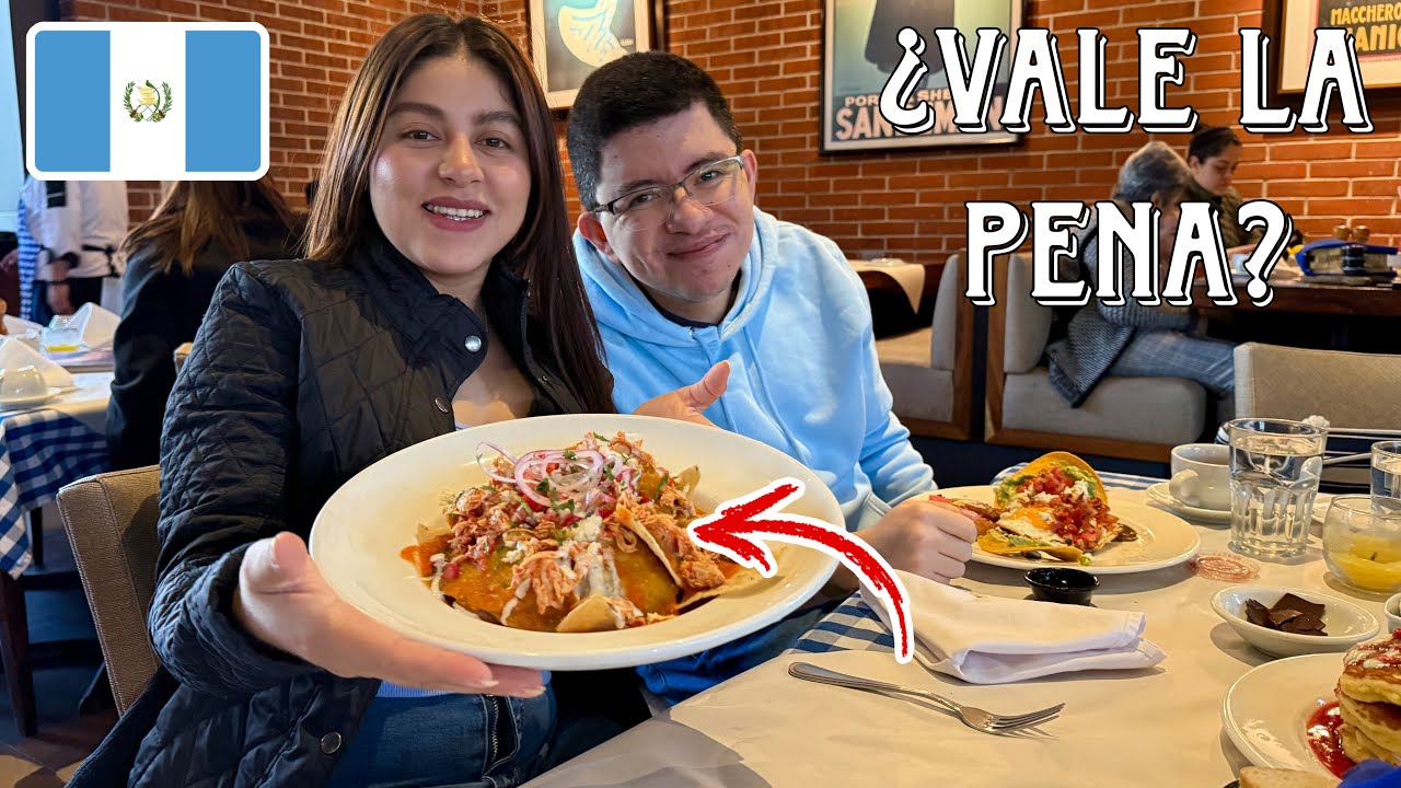DESAYUNO DE LUJO EN RESTAURANTE ITALIANO DE GUATEMALA 🇬🇹 TRE FRATELLI | 4K | Celinaz