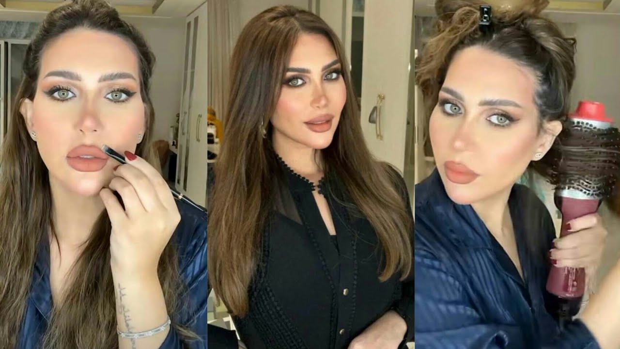 تتوريال مكياج مناسبات يحلي + سشوار الشعر / سناب دكتورة خلود