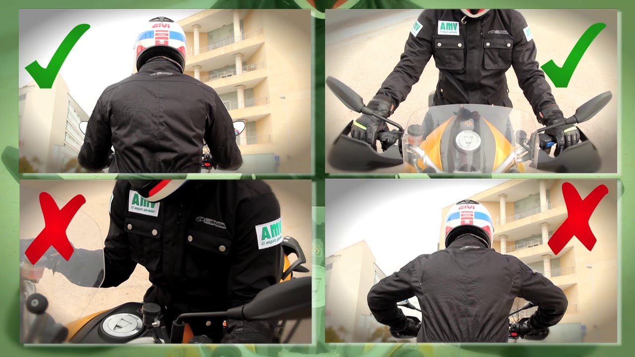 Como colocar el cuerpo sobre la moto | Fundación AMV