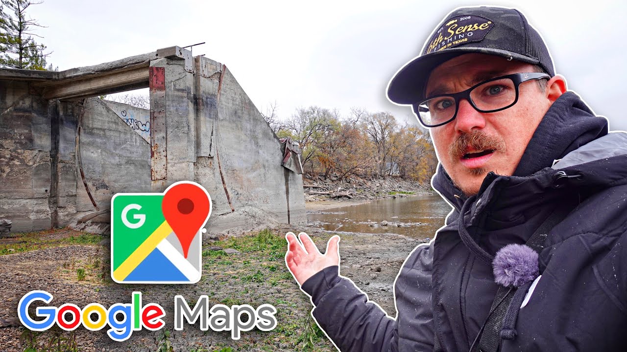 Fishing A DESTROYED SPILLWAY.. That Wasn't Supposed To Be Destroyed!!! (Google Maps Fail)