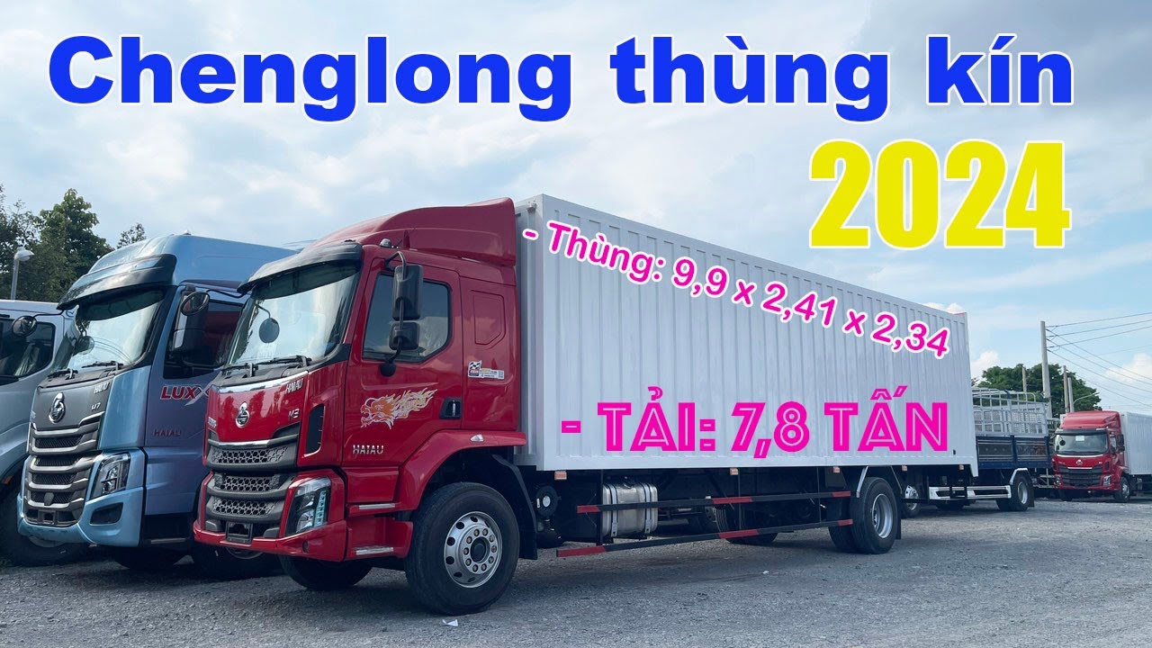Xe Tải Chenglong 8 Tấn Thùng Kín 2024 | Giới Thiệu Xe Tải Chenglong 8 Tấn M3 Bản Thùng Kín