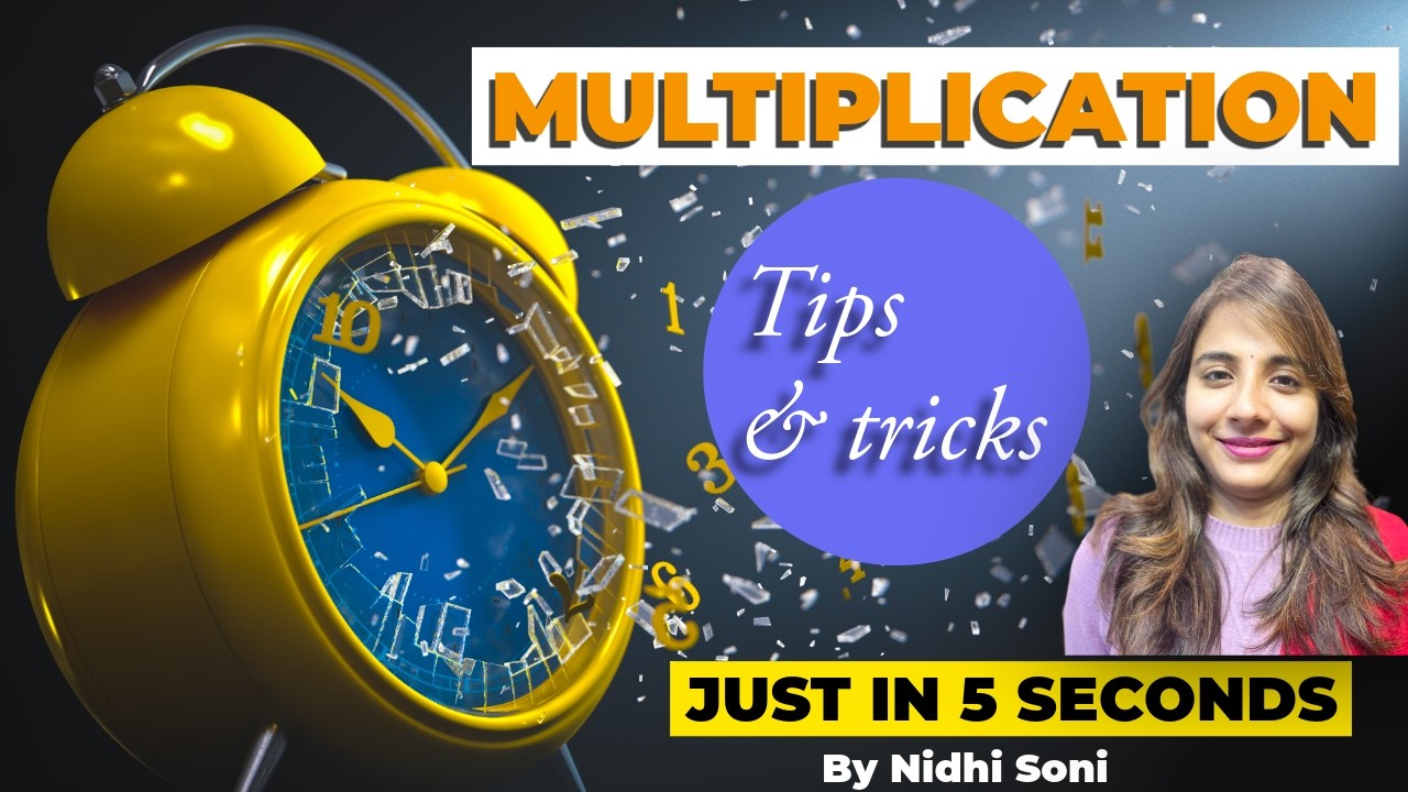 Multiplication Tricks | Solve in seconds | Vedic Maths|| INCLASS || NIDHI SONI