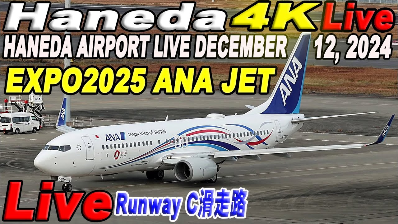 🔵 Live 羽田空港ライブ Haneda Airport Live December 12, 2024 生中継 2024年12月12日 羽田空港ライブカメラ