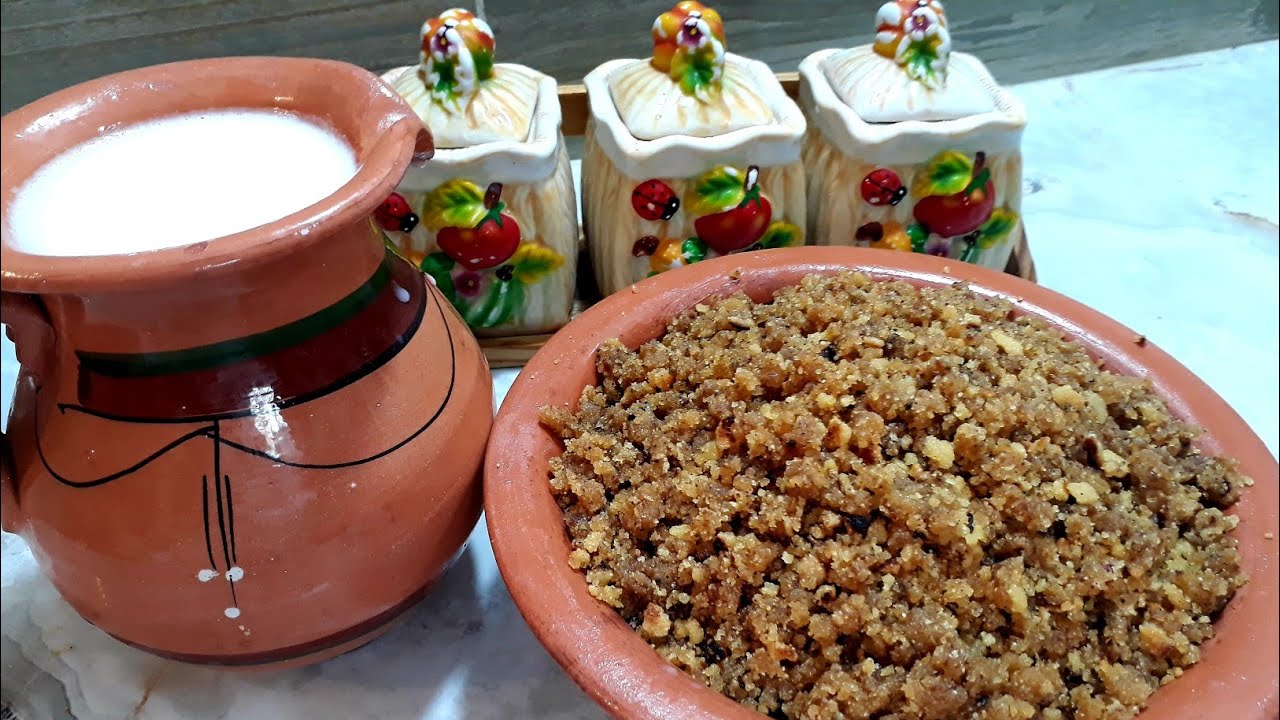 رفيس الكسرة والغرس باللبن 🥧من  الوصفات الجزائرية التقليدية نتاع زمان
