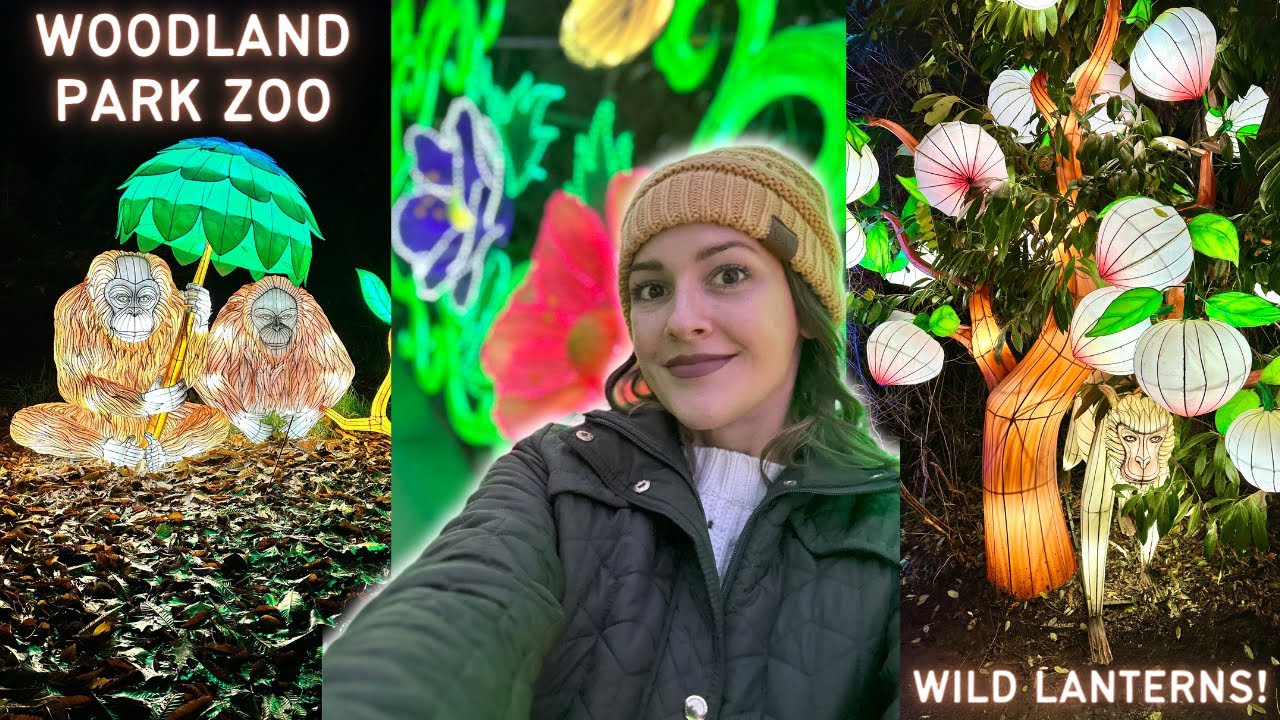 Wild Lanterns at Woodland Park Zoo in Seattle! 🏮 Adara Vlogs