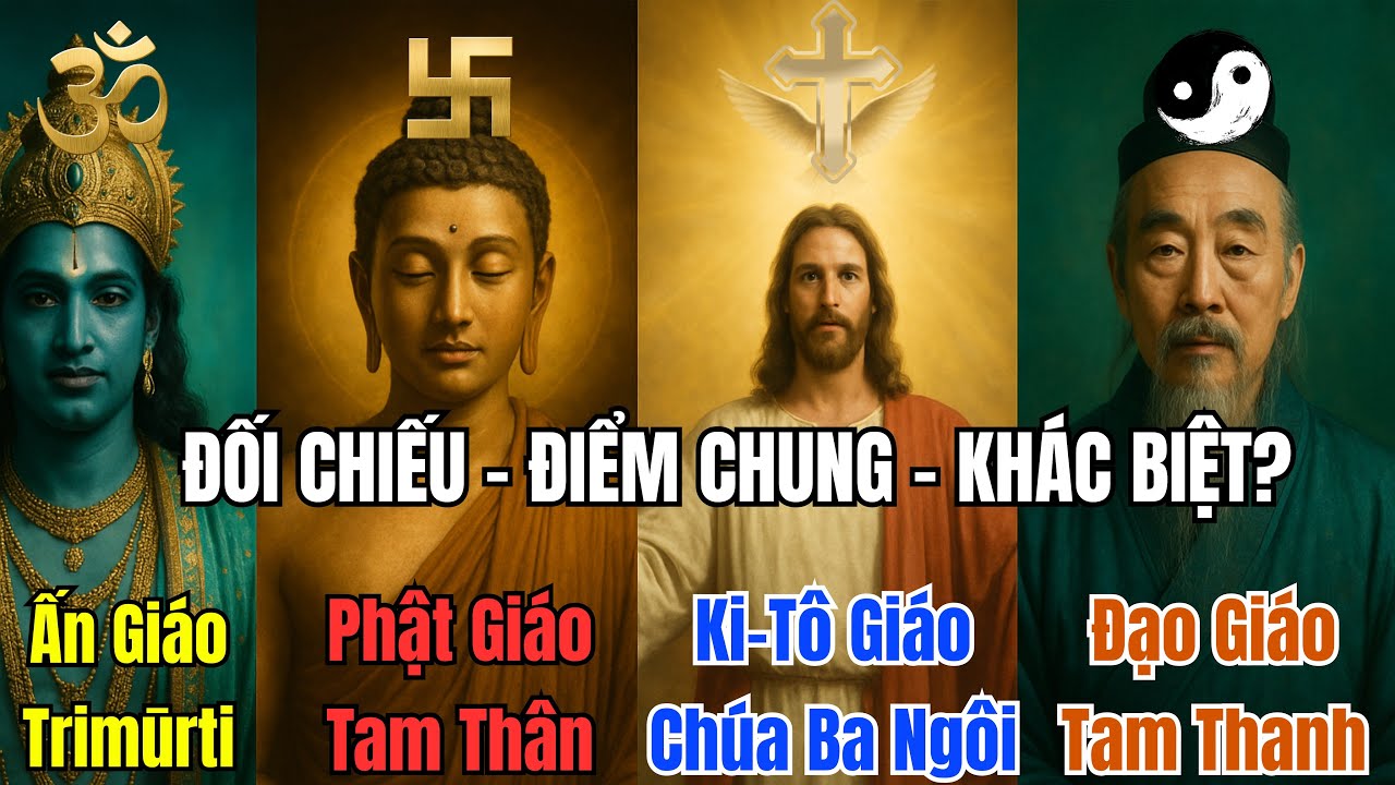 Ch&uacute;a Ba Ng&ocirc;i &ndash; Tam Th&acirc;n Phật &ndash; Trimūrti &ndash; Tam Thanh: Ẩn Chứa Điều G&igrave; Về Ch&acirc;n L&yacute; Tối Thượng?