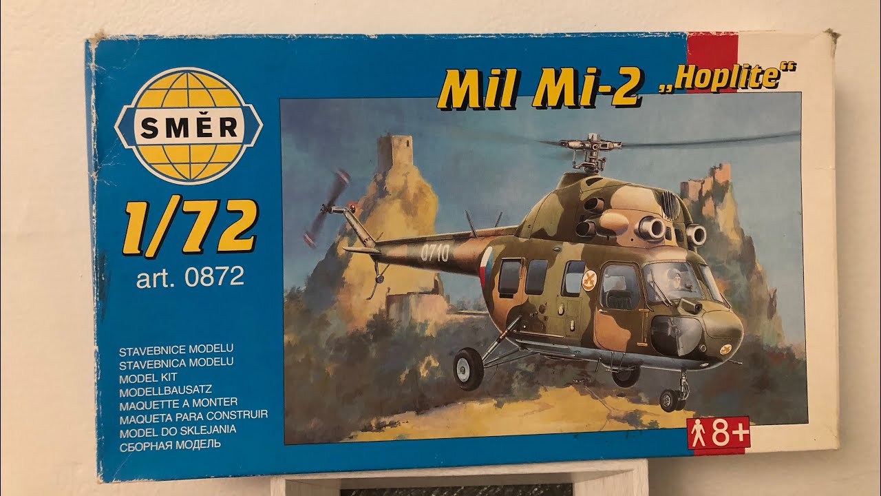 Unboxing the SMĚR 1/72 Mil Mi-2 „Hoplite”