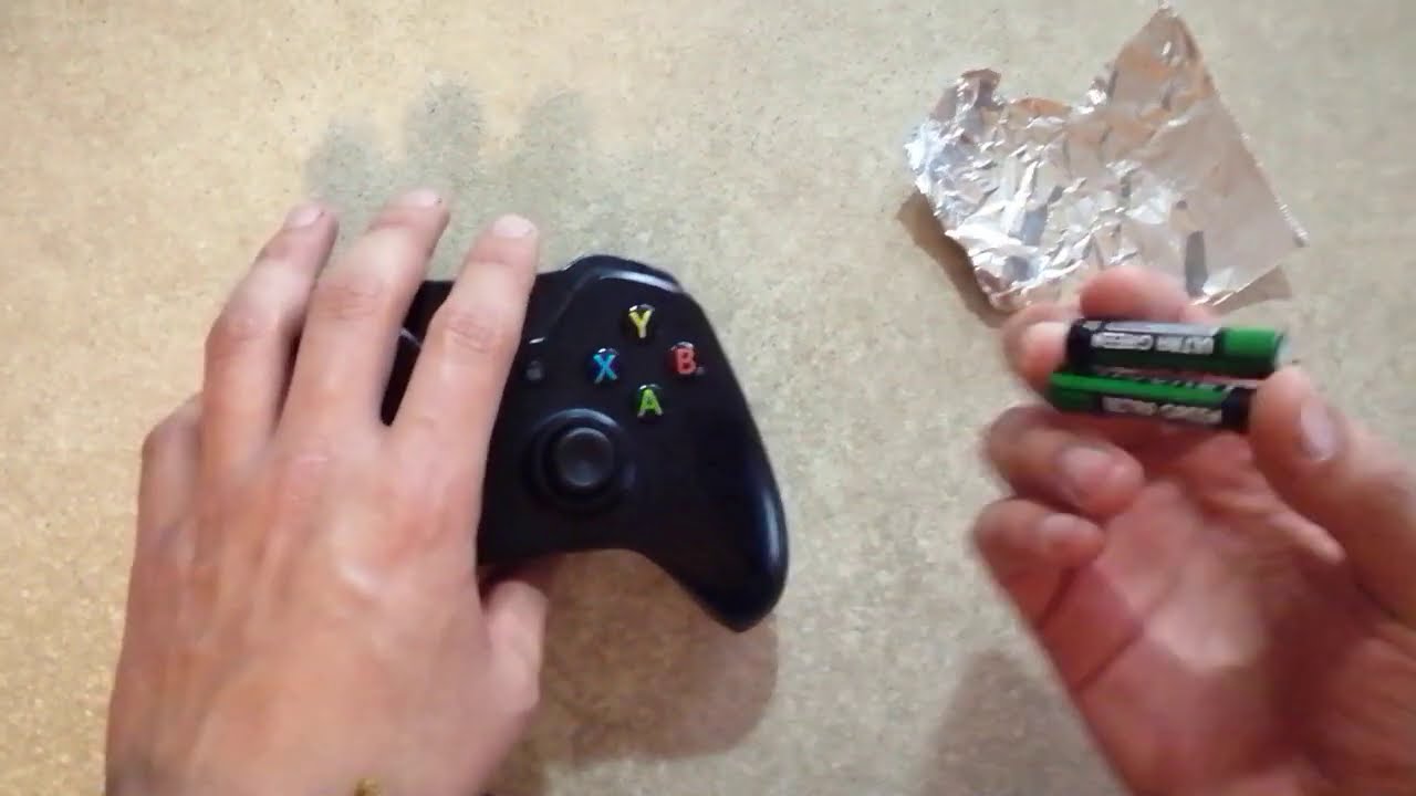 Como prender el control de XBOX ONE con pilas AAA-2020
