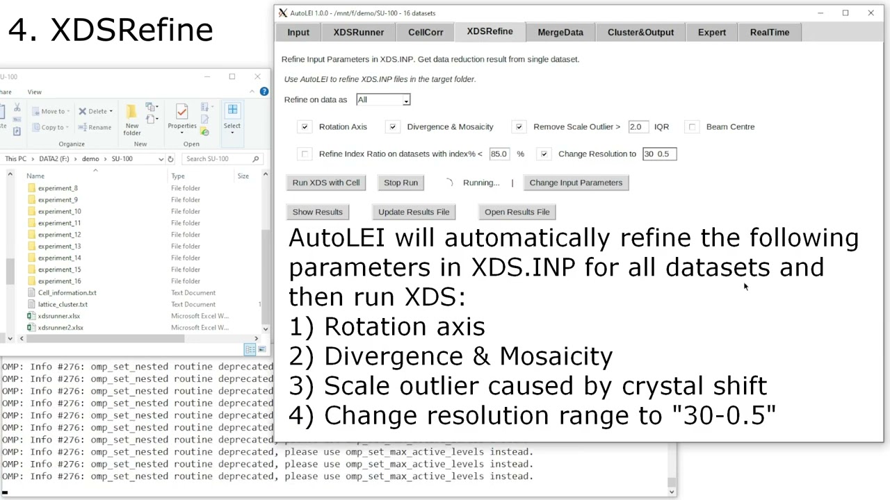 AutoLEI – a pipeline for 3D ED/microED data processing