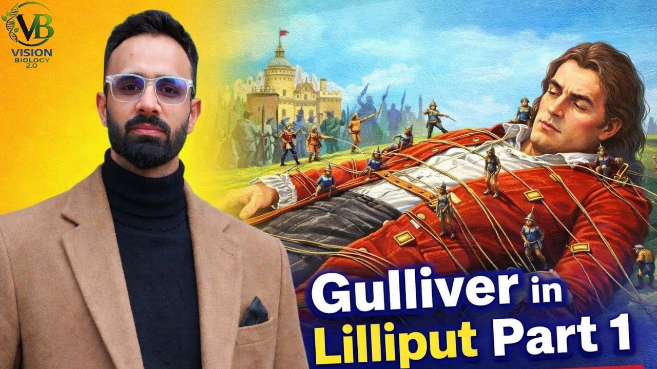 Gulliver in Lilliput 😱 | Class 9 English | Full Explanation 