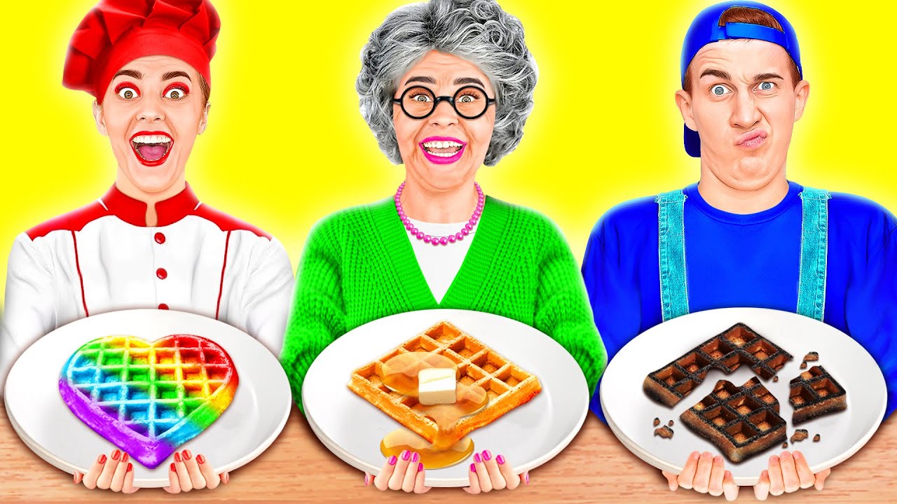 Me vs Grandma Cooking Challenge | Smart Gadgets vs Hacks by RaPaPa Best