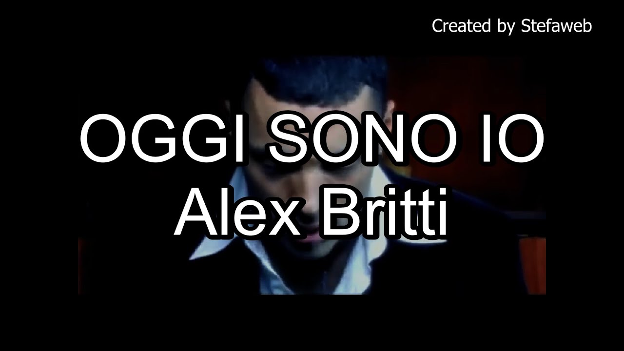 Alex Britti - Oggi sono io (Karaoke Originale + cori)