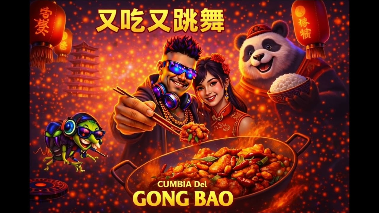 CUMBIA DEL GONG BAO 🥢🔥 | 又吃又跳舞 | DJ KÚMBI-ONE — Latin Cumbia x China Party