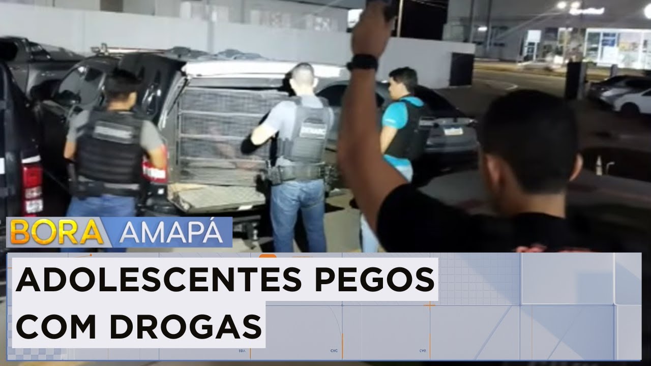 Pol&iacute;cia Civil prende adolescentes com grande quantidade de drogas