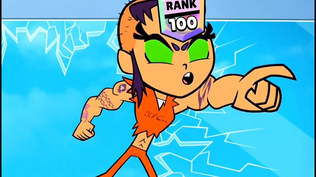 Starfire Vs Blackfire Rank Up All Episodes🥶🔥 |Teen Titans Go X Brawl Stars #brawlstars #rank #titans