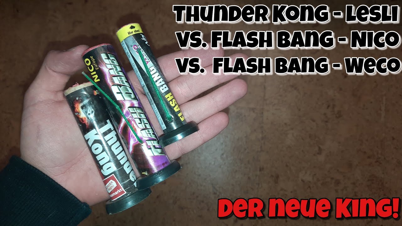 SALUT BOMBENROHR VERGLEICH | THUNDER KONG VS FLASH BANG´S | MD Fireworks