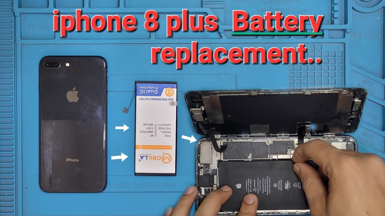 Iphone 8 plus Battery replacement ,Iphone 8 plus teardown and battery restoration. #Battery