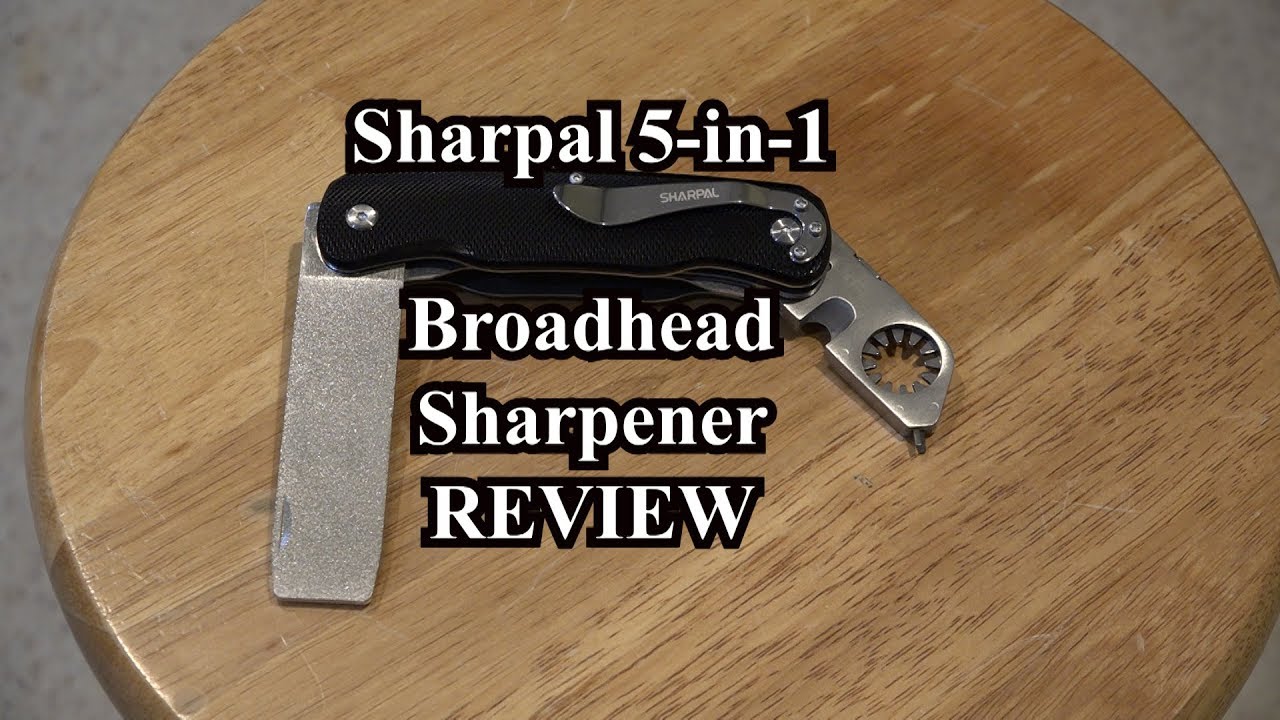 Sharpal 179N Broadhead Sharpener With Wrench Fletching Stripper and Dual Grit Diamond Sharpener