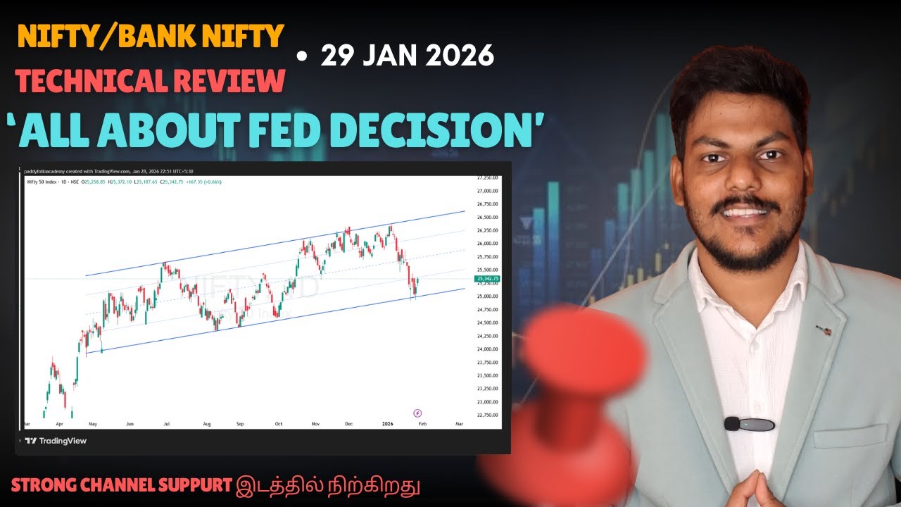 29 Jan 2026 Technical View Analysis I Nifty & BN I Tamil I Prabha Paddy