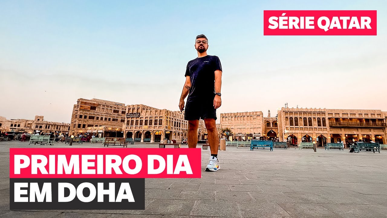 DOHA DIA 1: Souq Waqif, passeio de barco, metrô de Doha e Westbay.