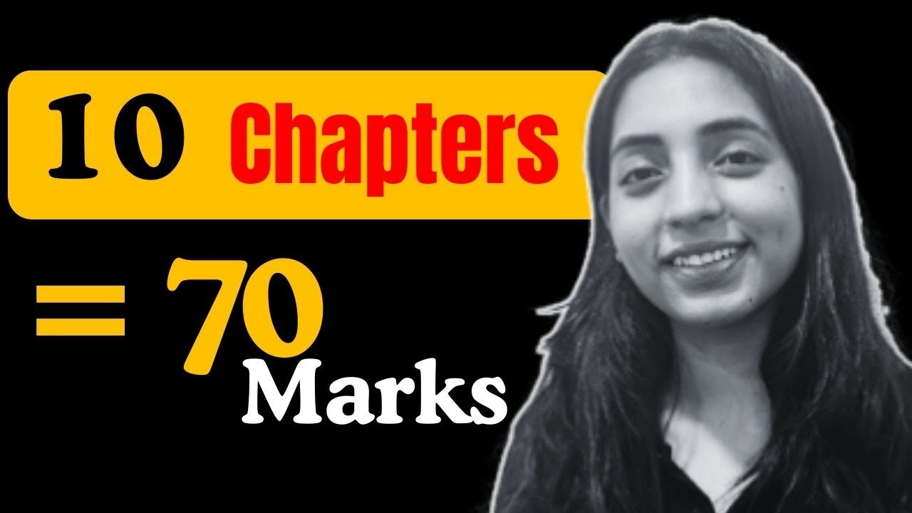 70 Marks from 10 Chapters 🚀 | REVISED NCERT | JEE MAINS 2024 |  Vora Classes