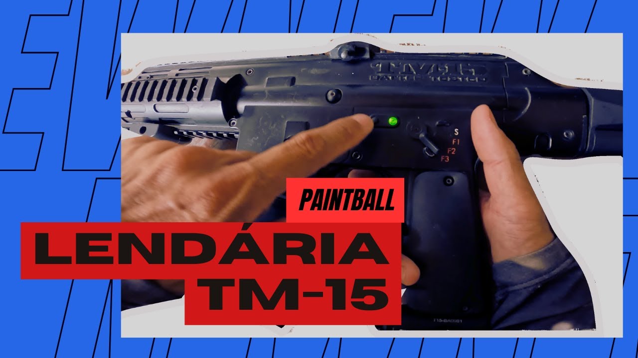 VOCE CONHECE A LENDA? TM-15  Marcador de Paintball.
