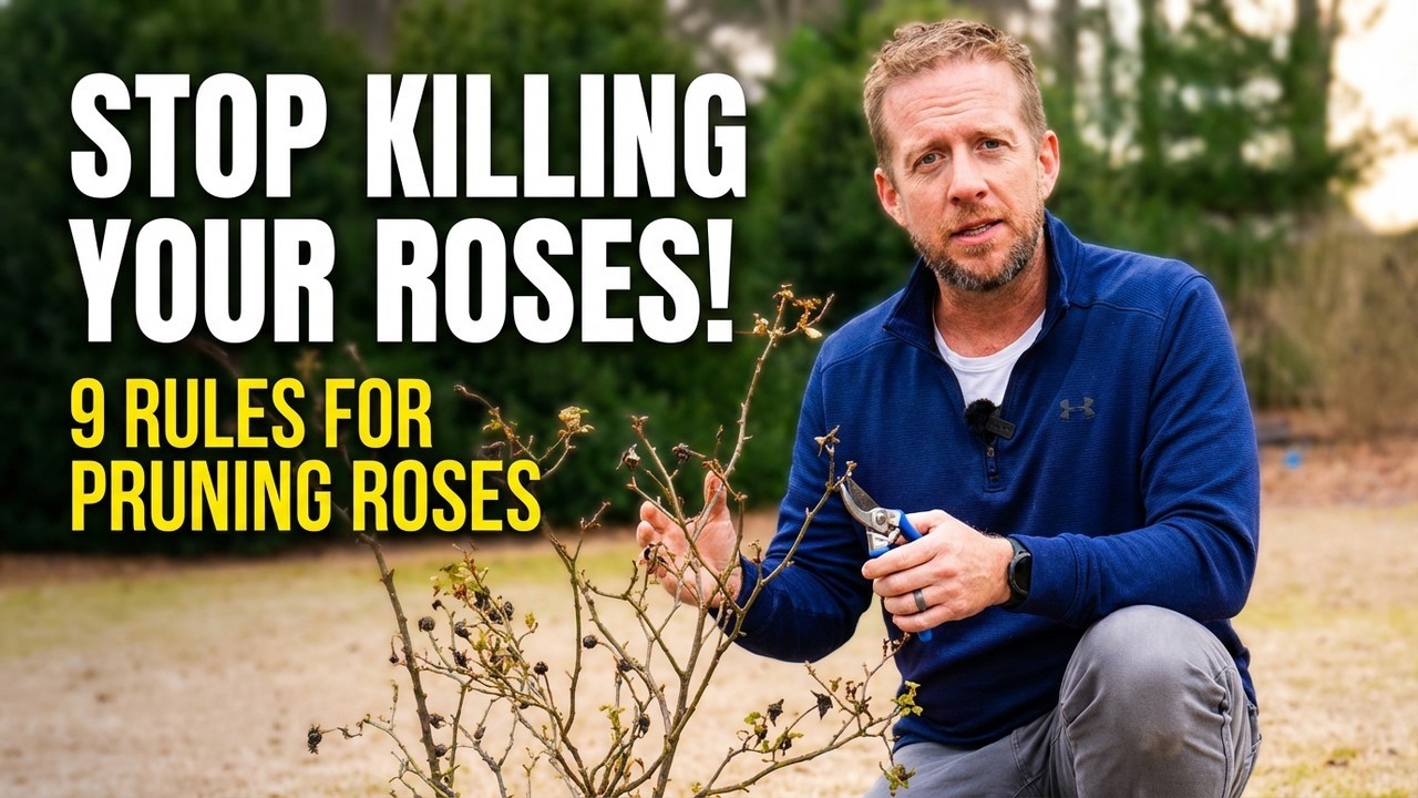 Stop Killing Your Roses! 9 Rules for Pruning Roses.