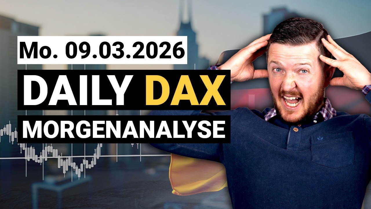 DAX bricht ein! Crash oder Kaufchance?! | DAX Analyse 09.03.2026 | Florian Kasischke