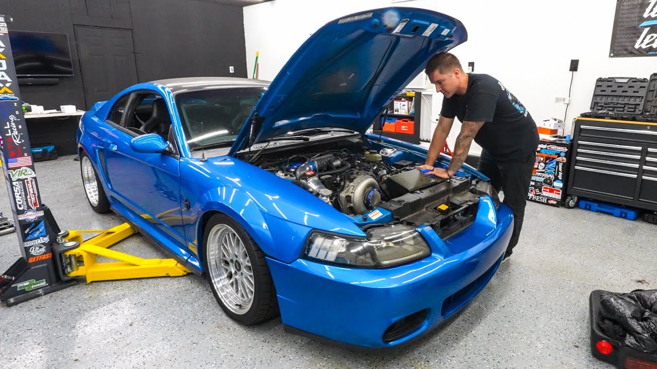 Вывожу мой УСИЛЕННЫЙ NewEdge Mustang из УКРЫТИЯ!!