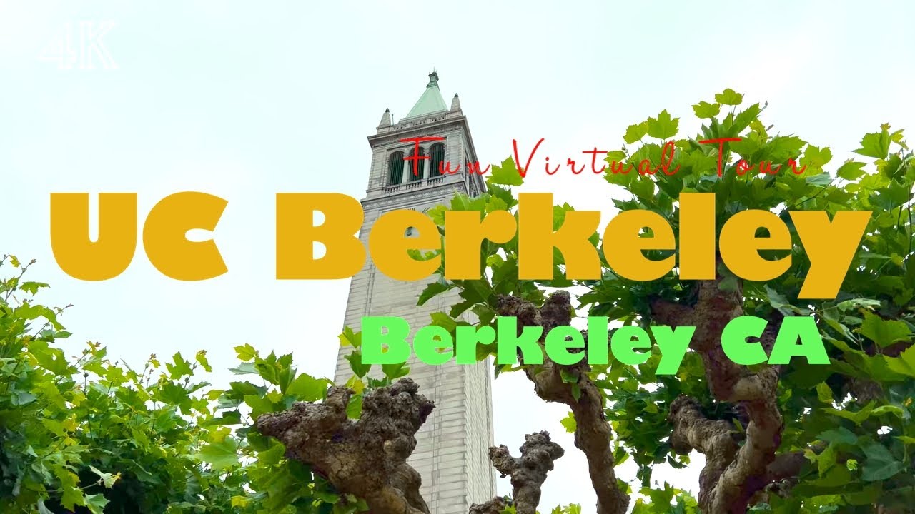 [4K] UC Berkeley Campus and around the town tour, California USA - 2022 Virtual Walking Tour