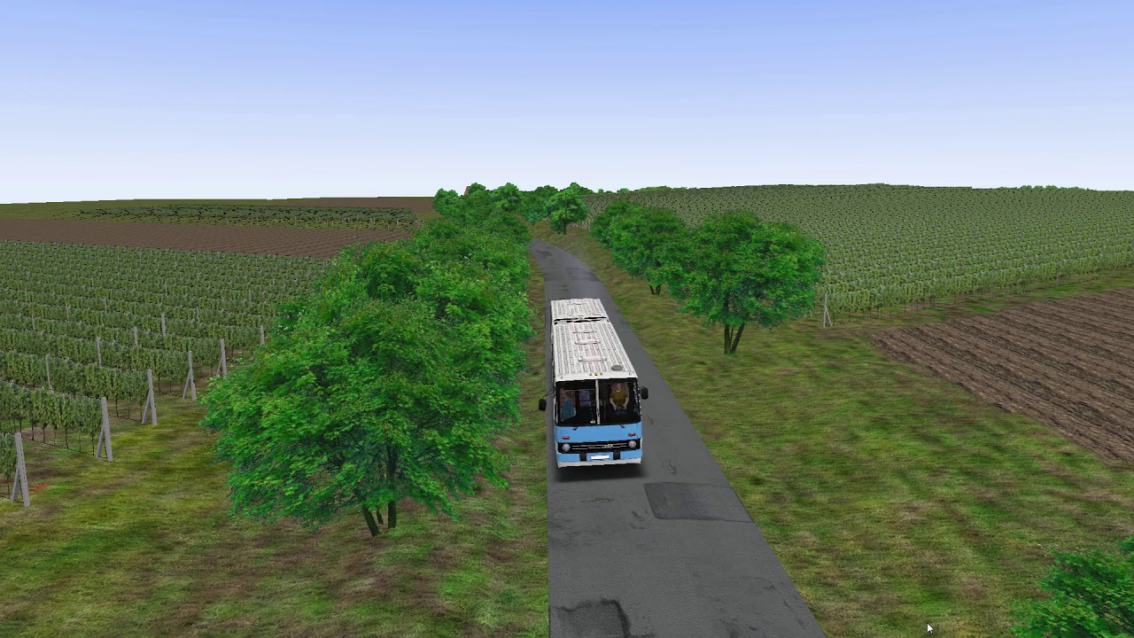 Gameplay OMSI 2 - Ikarus 280 v roce 1987 :-)