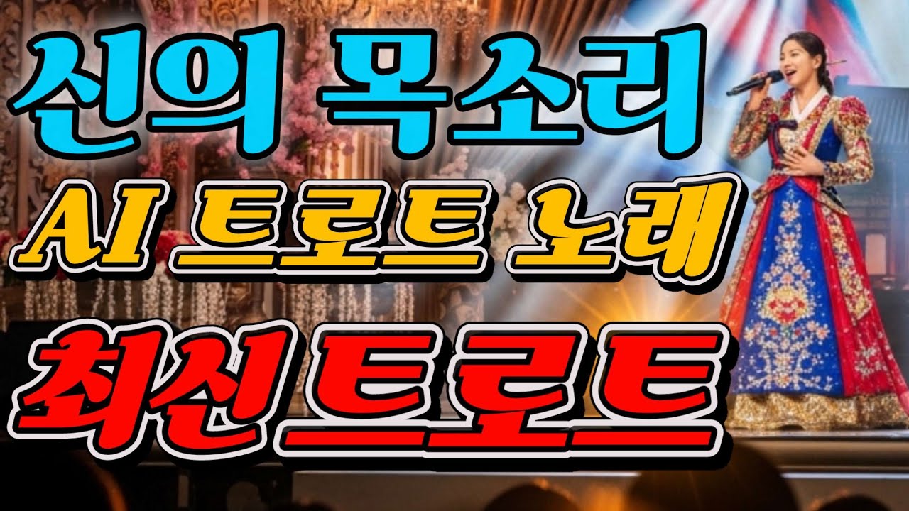 🎶🎤AI 여가수 트로트 무대감성 폭발 노래 대결!