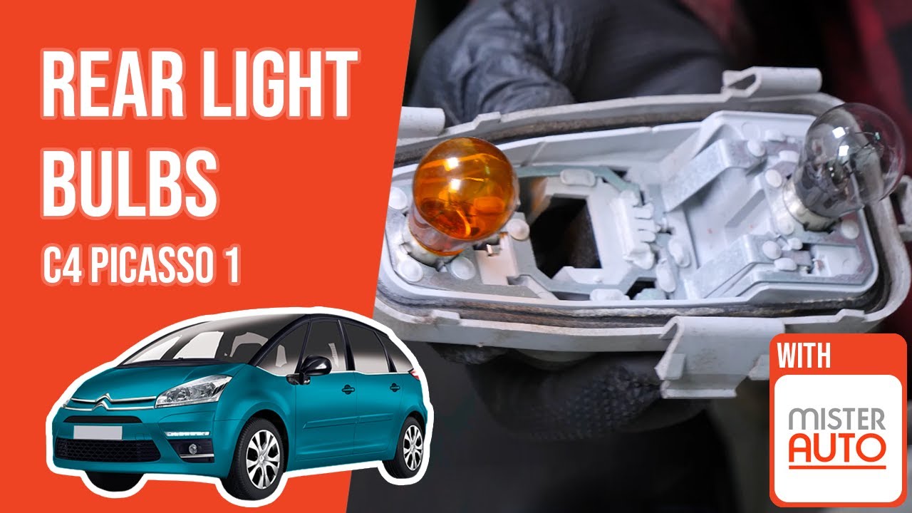 How to replace the rear light bulbs C4 Picasso mk1 💡