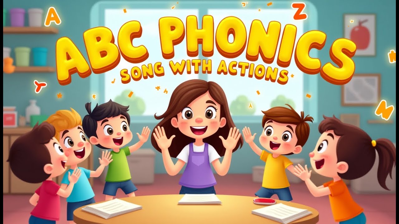 ABC Phonics Song With Actions | Learn Alphabet Sounds A to Z | Fun Kids Learning