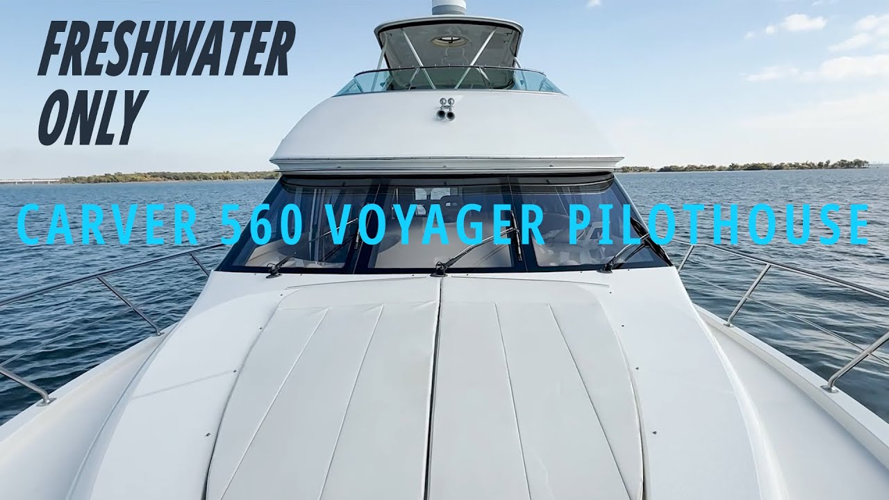 2005 Carver 560 Voyager Pilothouse | Freshwater Yacht Tour & Sea Trial | Next Wave Boats
