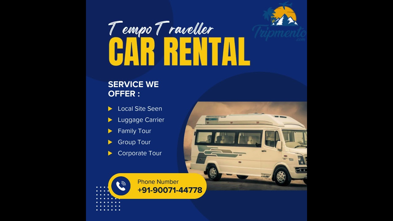 Tempo Traveller Car Rental Services Ranchi Jharkhand | Affordable Reliable | Call +919007144778