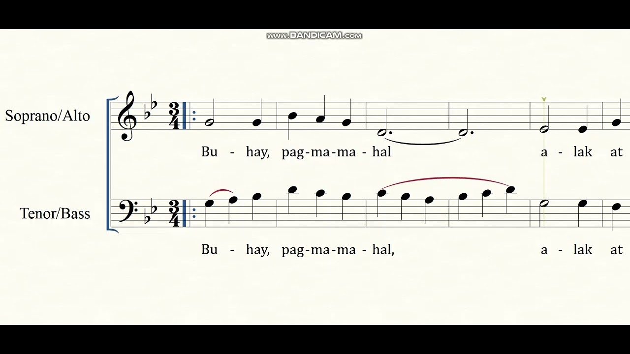 Pag-aalay (Buhay, Pagmamahal) - Eduardo P. Hontiveros, SJ (Arr. Ferdinand M. Bautista) TENOR/BASS
