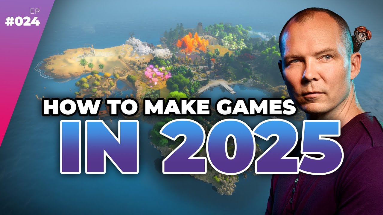 How To Make Indie Games In 2025 w/ Jonathan Blow &mdash; Full Time Game Dev Podcast Ep. 024