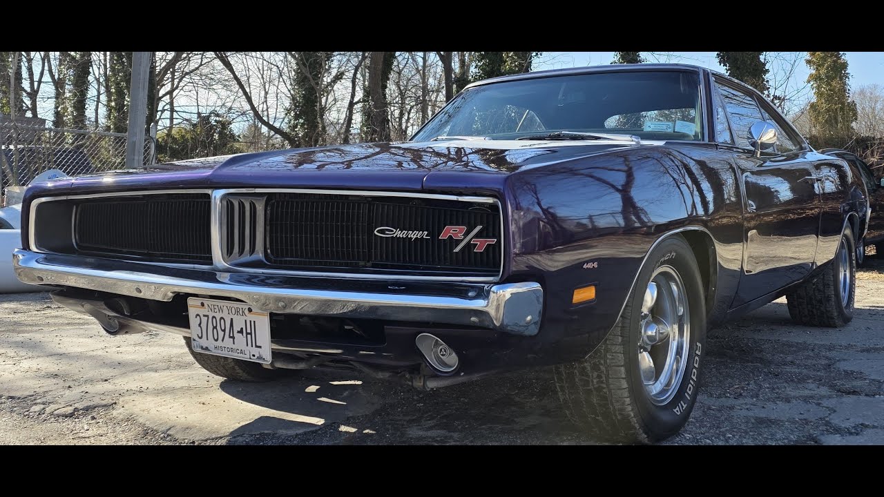 1969 DODGE CHARGER RT 440-6 Pack COLD START