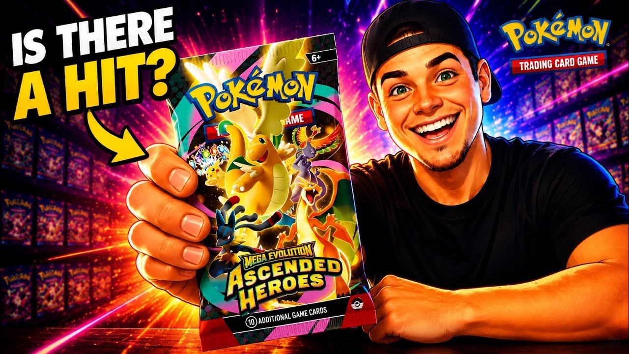 Набор дня Pokemon Ascended Heroes 03/09. Открытие НОВОГО бустера. Посмотрим, что нам попадётся.